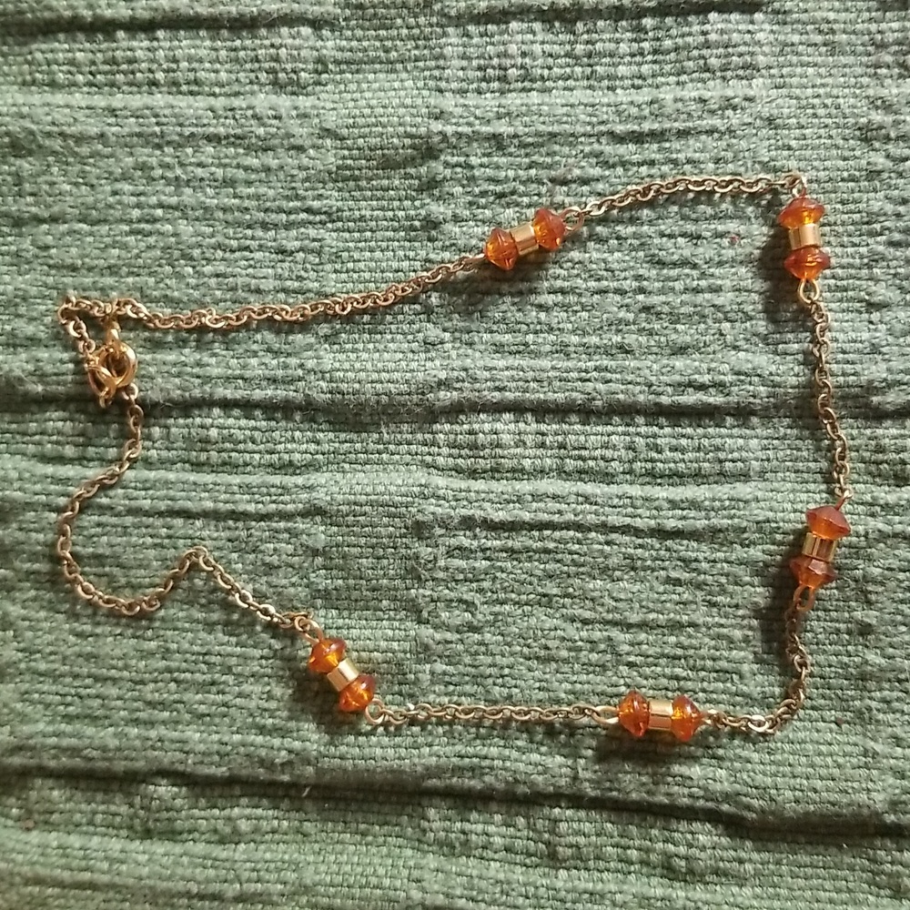 15" Choker Necklace Goldtone TYBJB1